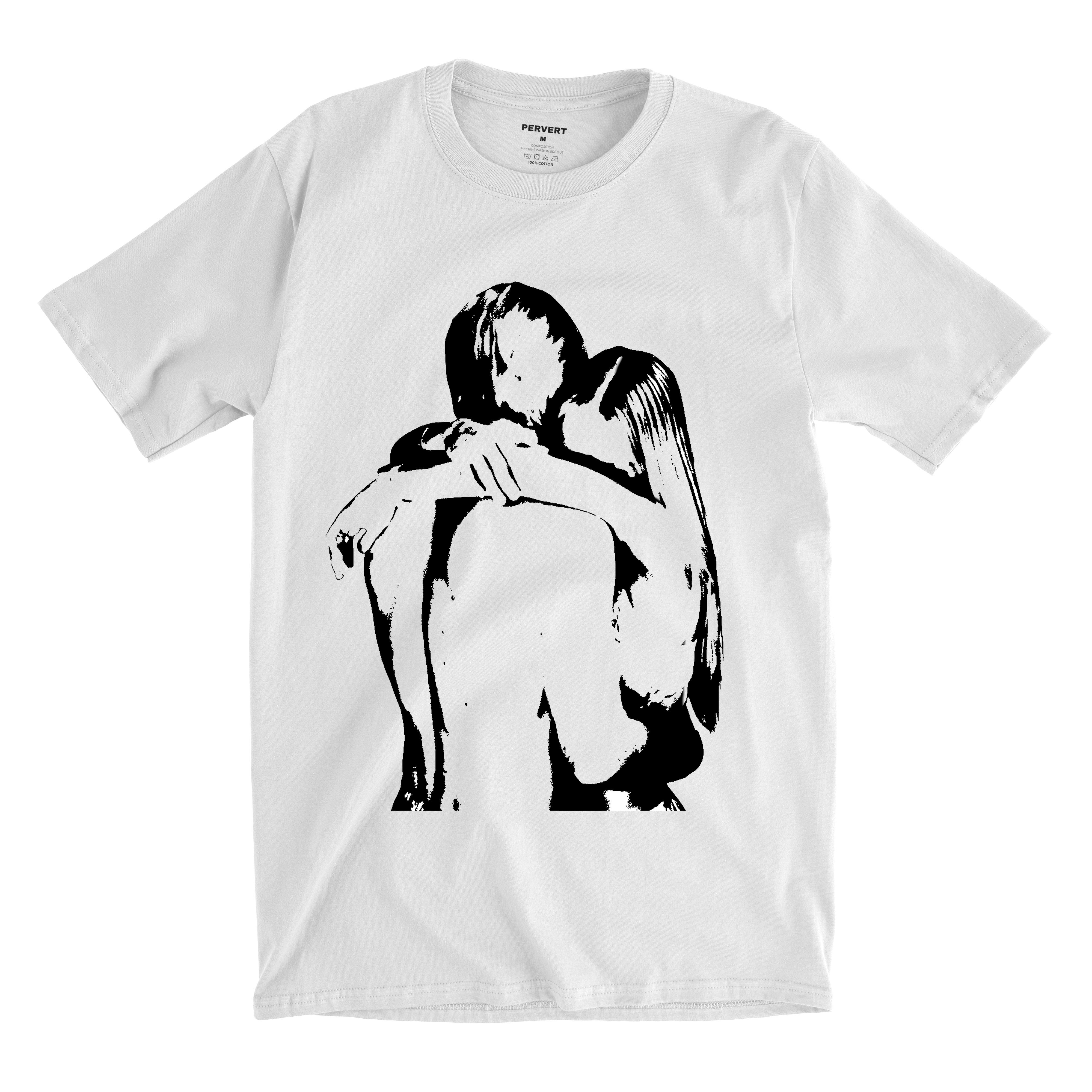 PERVERT tee, white colorway